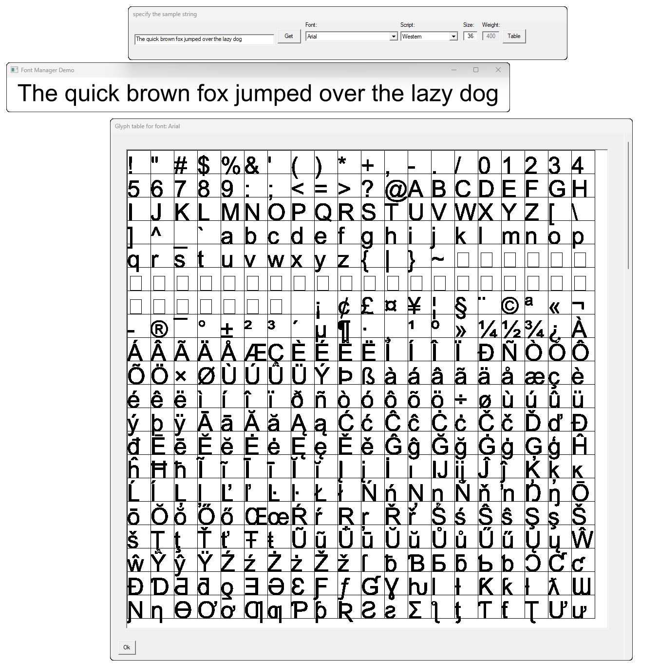 Font Manager